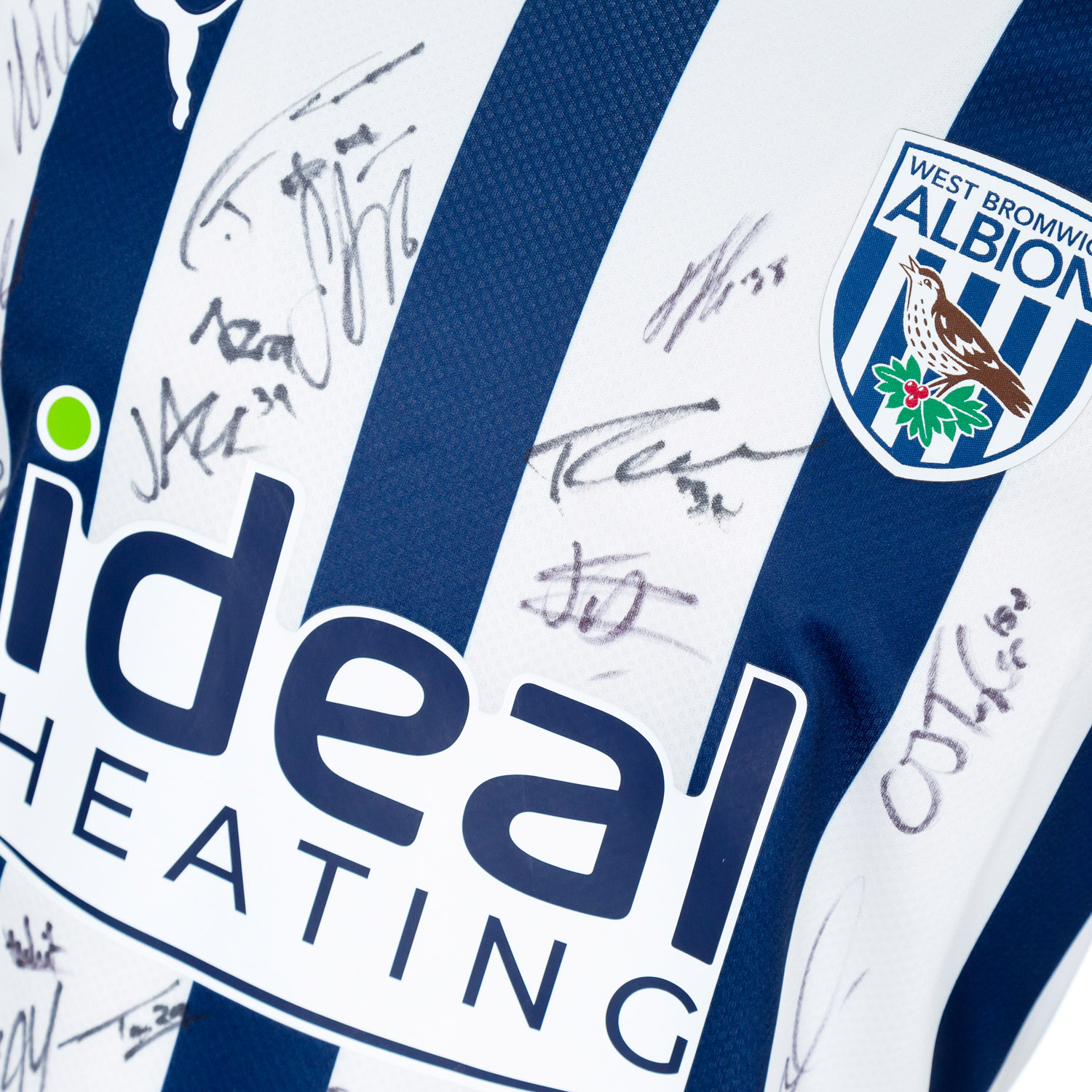 Signed West Bromwich Albion FC Shirt. Signed by 23/24 Squad. Adult XL Brand  New.