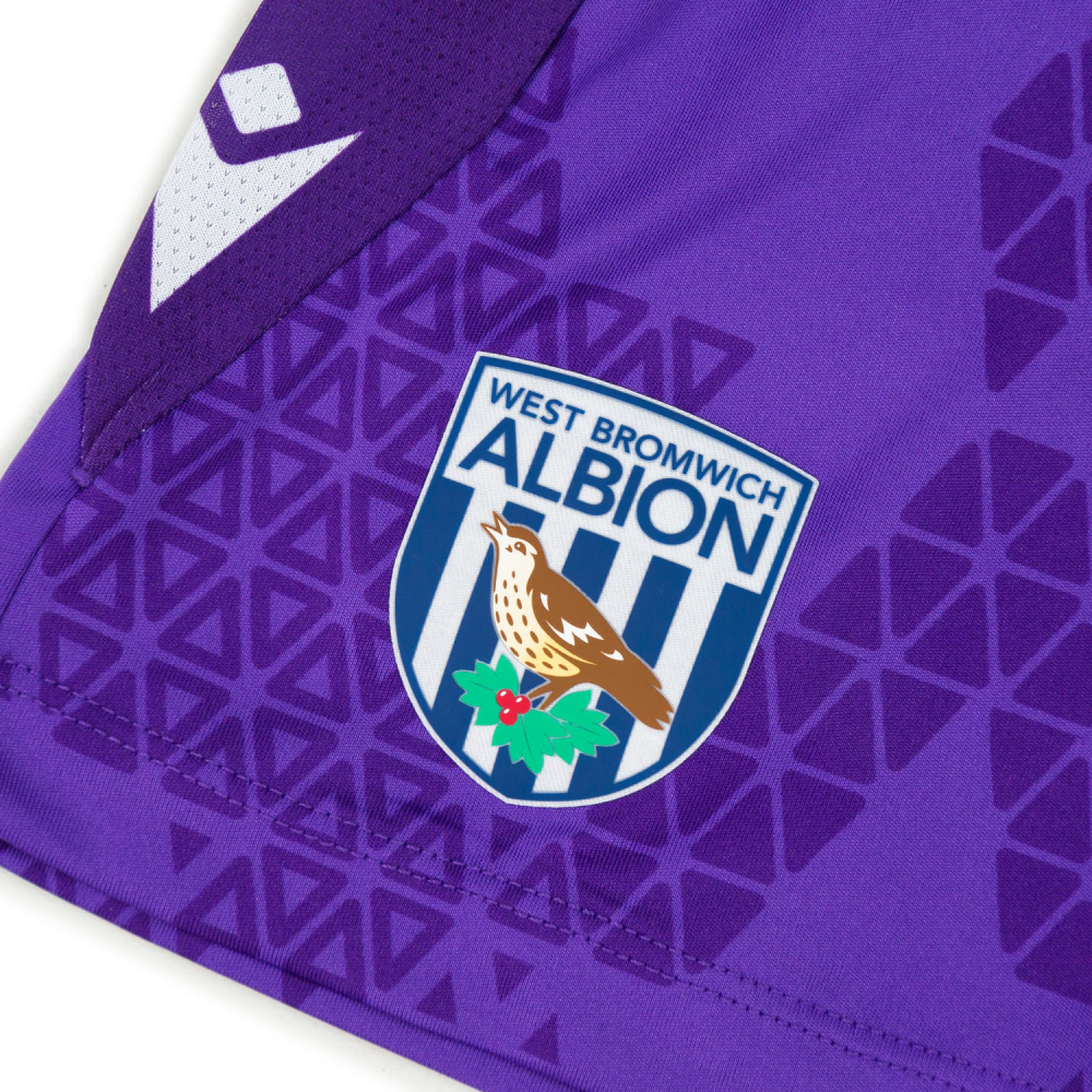WBA 25/26 Junior Away Goalkeeper Shorts Purple