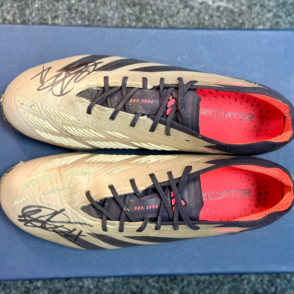 WBA Worn & Signed Callum Styles Boots 