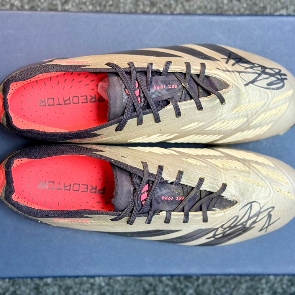 WBA Worn & Signed Callum Styles Boots 