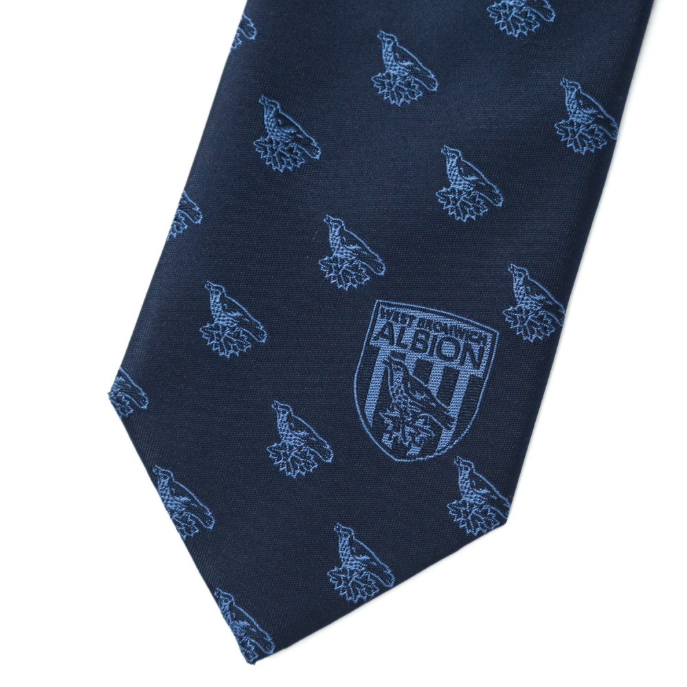 Tonal Crest Silk Tie