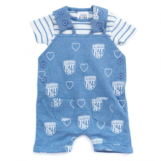 Remy Bodysuit/Dungaree Set Blue