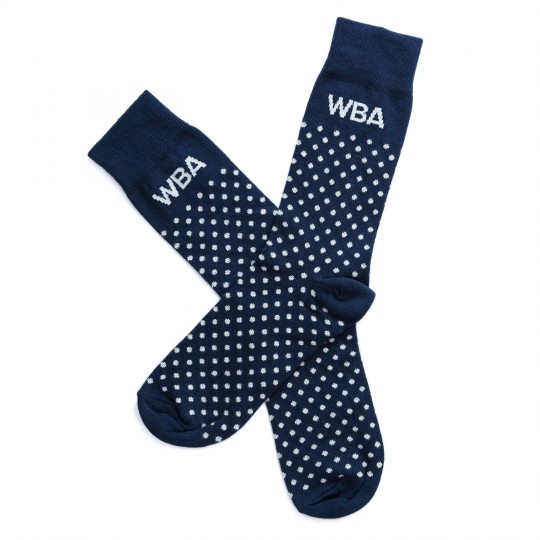 WBA Spotty Socks