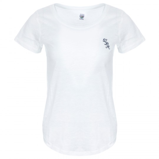 white slub t shirt