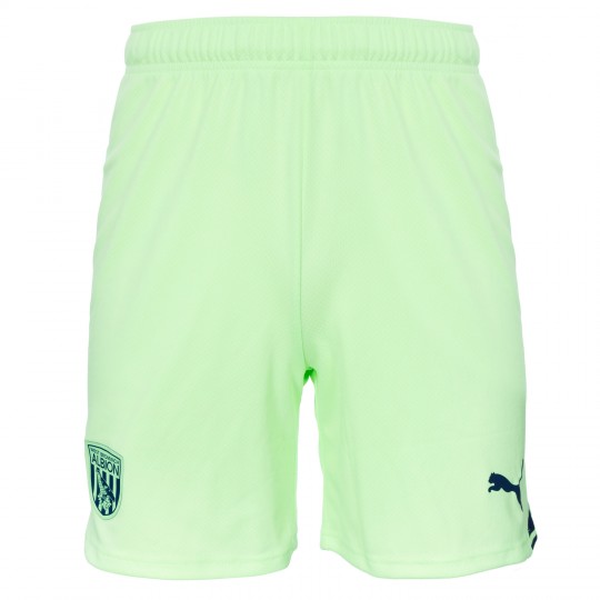 WBA Away Shorts Lime 23/24