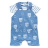 Remy Bodysuit/Dungaree Set Blue