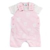 Remy Bodysuit/Dungaree Set Pink