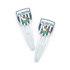 PVC Hair Slides Twin pack