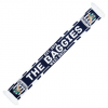 WBA Jacquard Baggies Scarf B/W