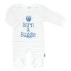 Born a Baggie Stripe Sleepsuit
