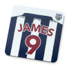WBA Personalised Shirt Coaster - MDF