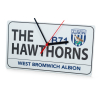 WBA Street Sign Wooden Wall Clock
