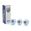 WBA Crest Pk 3 Golf Balls