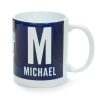 WBA Personalised Letter & Name Mug 