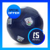WBA Pop Up Crest Navy Football Size 3 