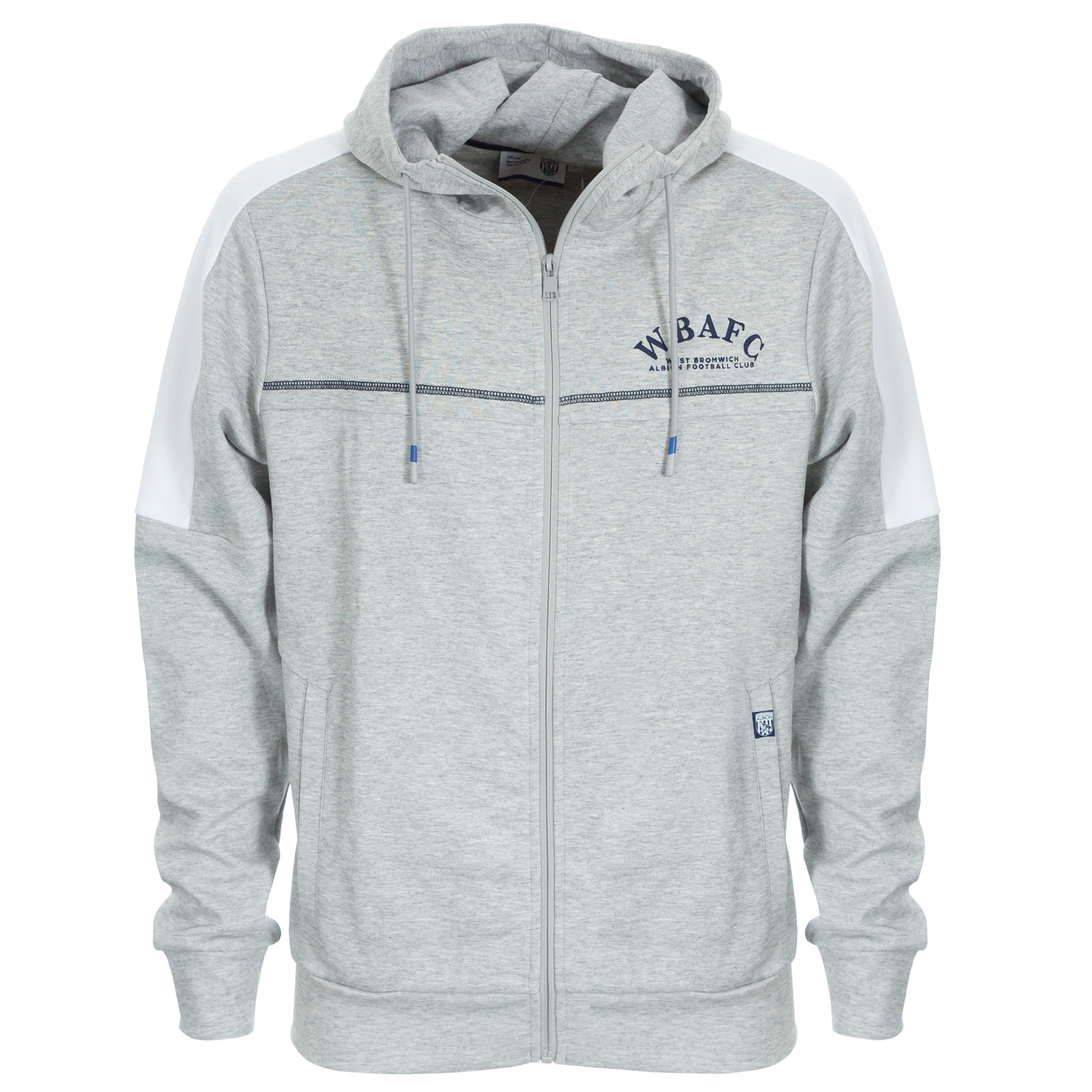 WBA Curved Design Full Zip Hoodie
