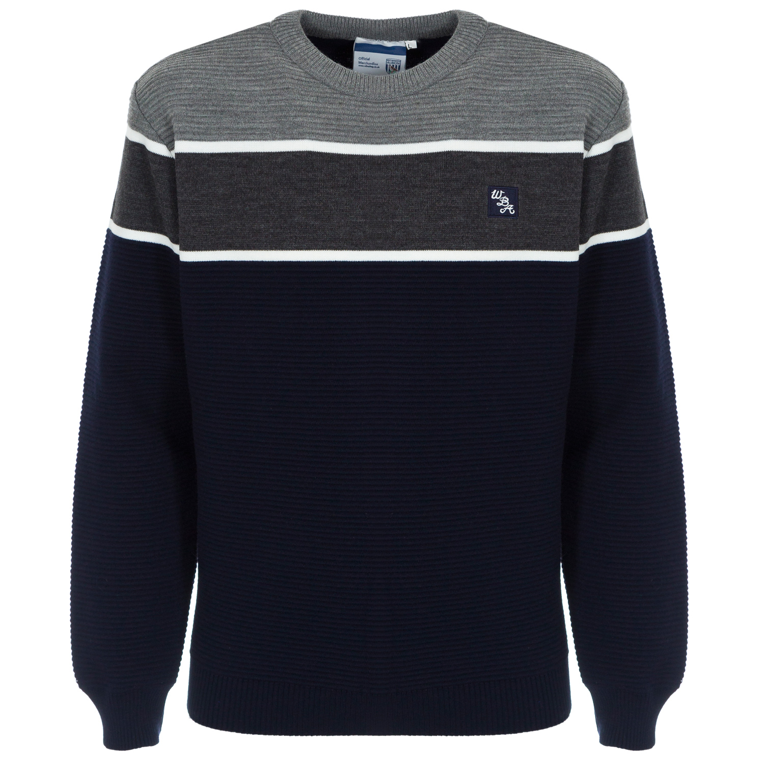 WBA Ripple Contrast Crew Neck Jumper