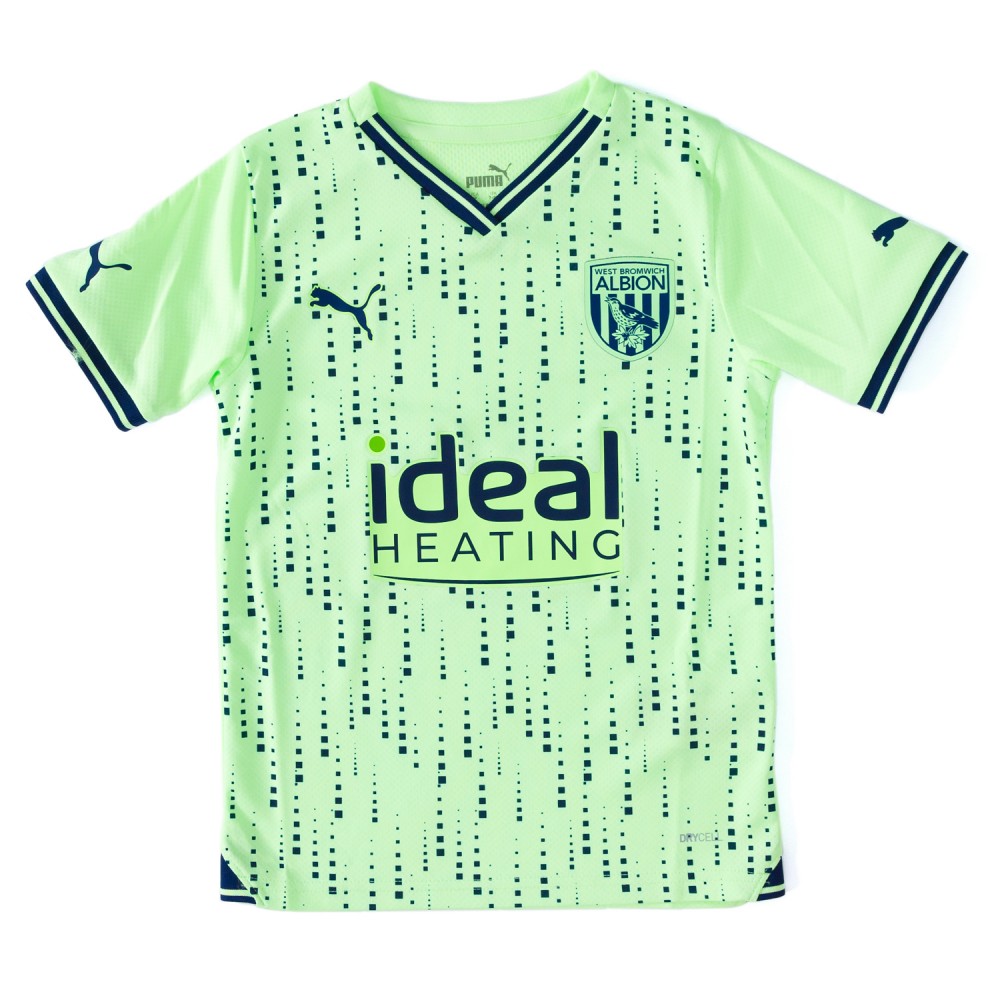 WBA Away Shirt Lime 23/24 - Junior