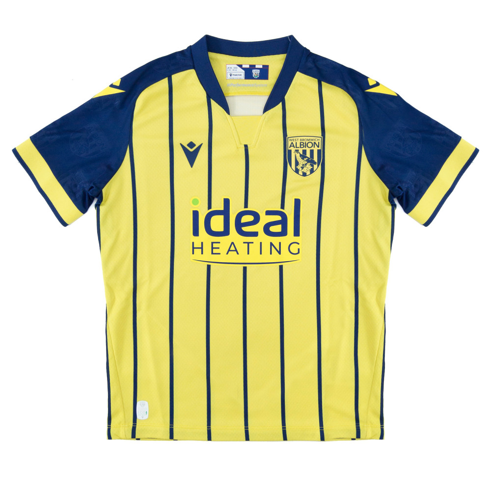 WBA 24/25 Junior Away Shirt Navy/Yellow