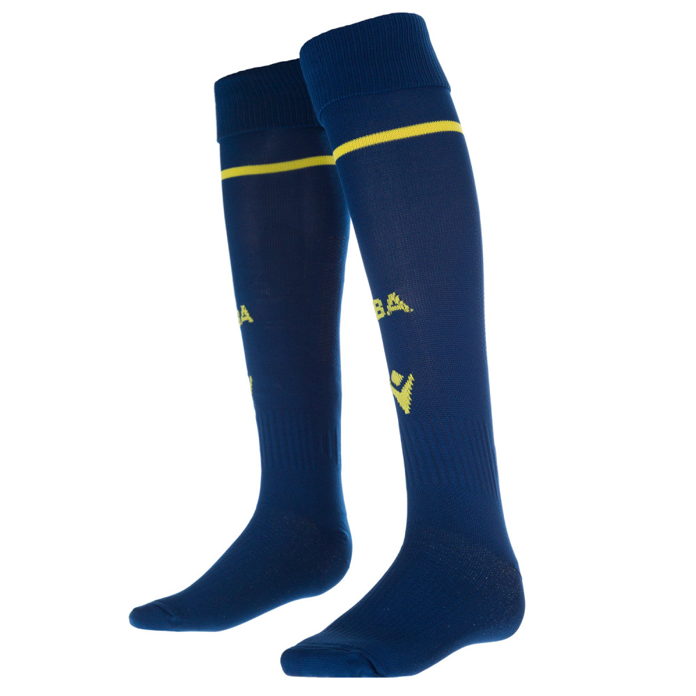 WBA 24/25 Adult Away Socks Navy/Yellow