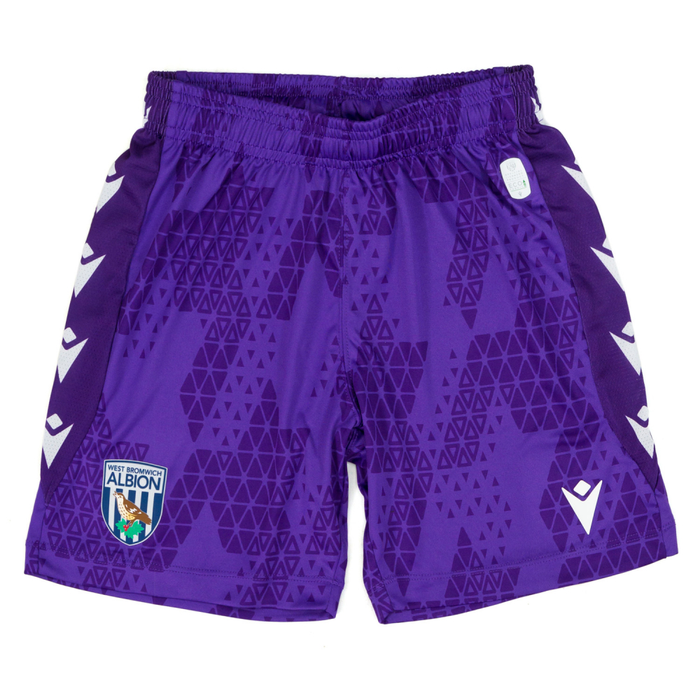 WBA 25/26 Junior Away Goalkeeper Shorts Purple