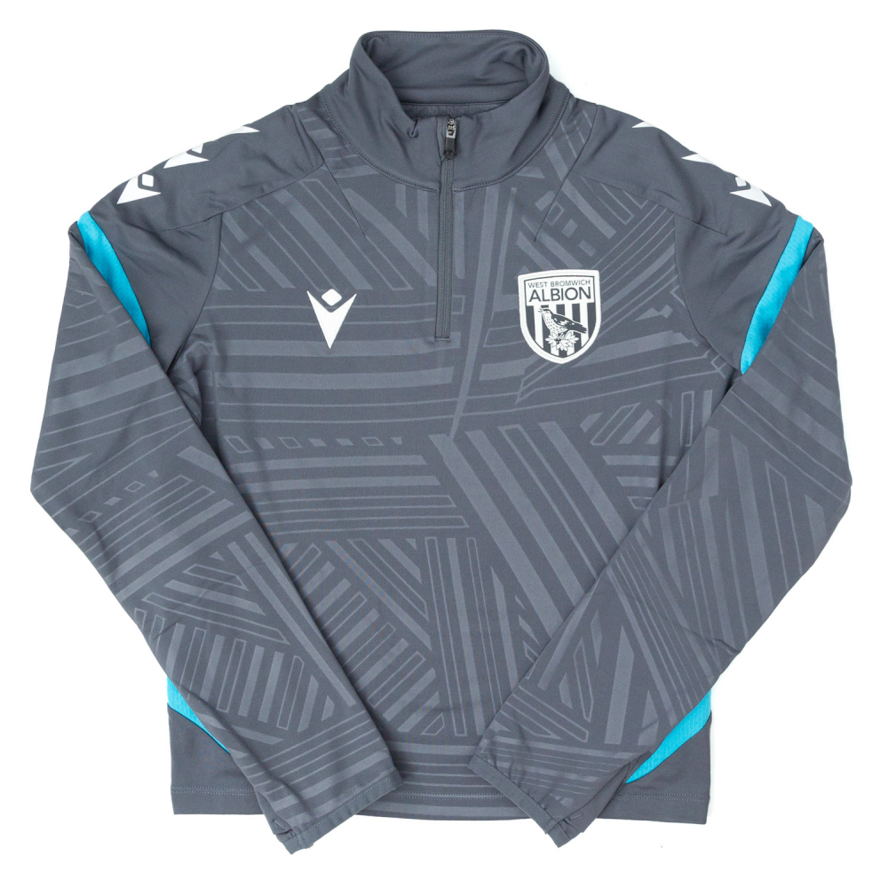 WBA 25/26 Training Coach 1/4 Zip Junior -Grey