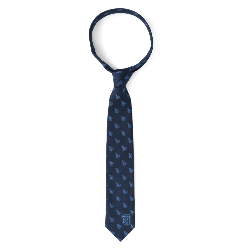 Tonal Crest Silk Tie