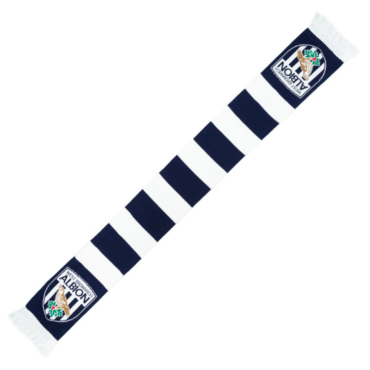 WBA Jacquard Bar Scarf B/W