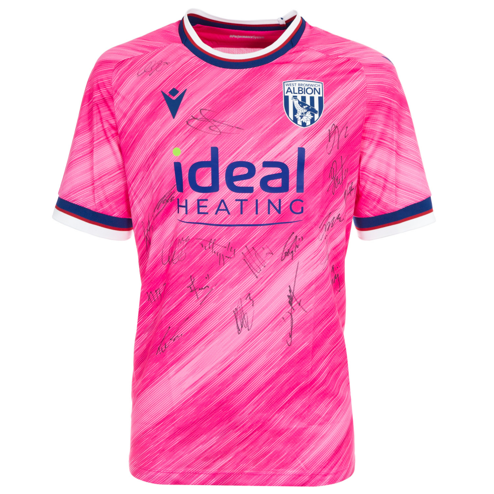 WBA 24/25 Signed Squad Pink Away Shirt