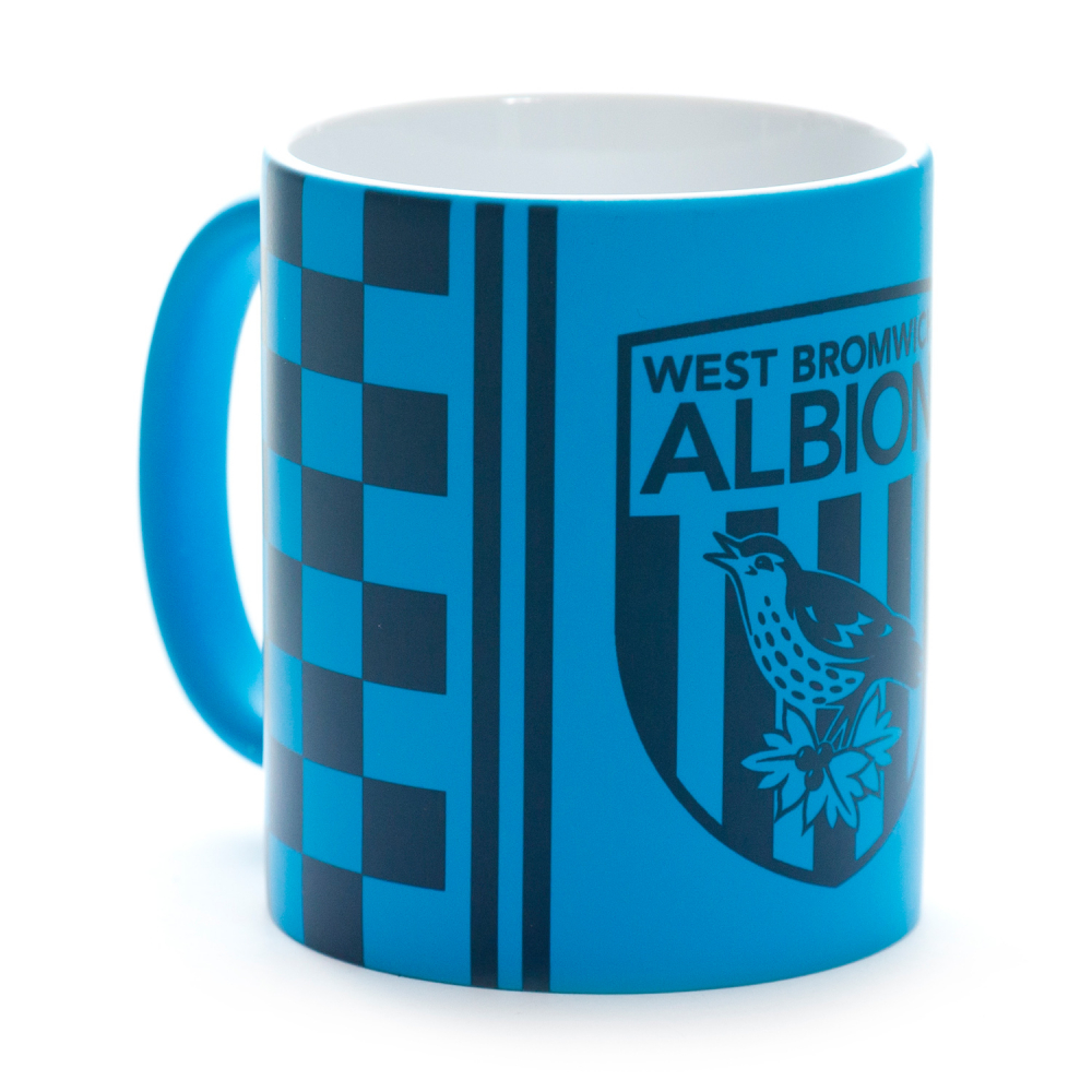 WBA Crest Fluorescent Mug Blue