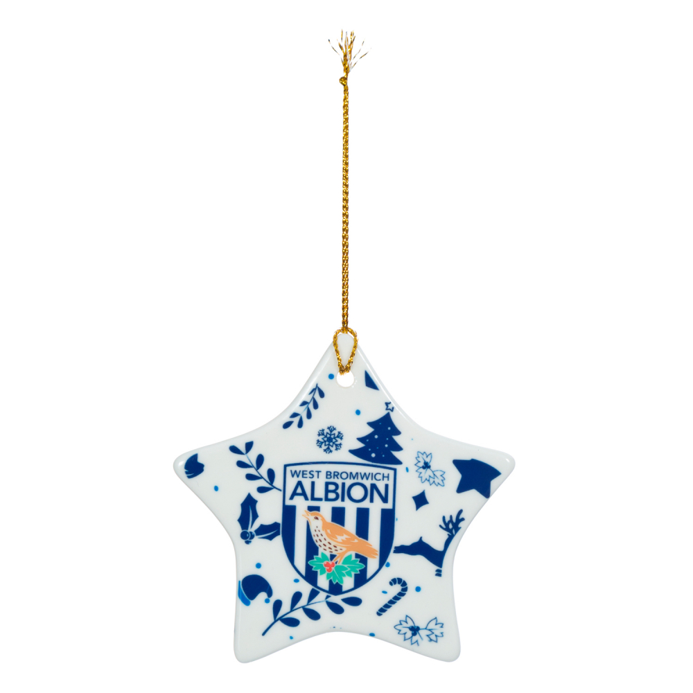 Christmas Ceramic Star Decorations