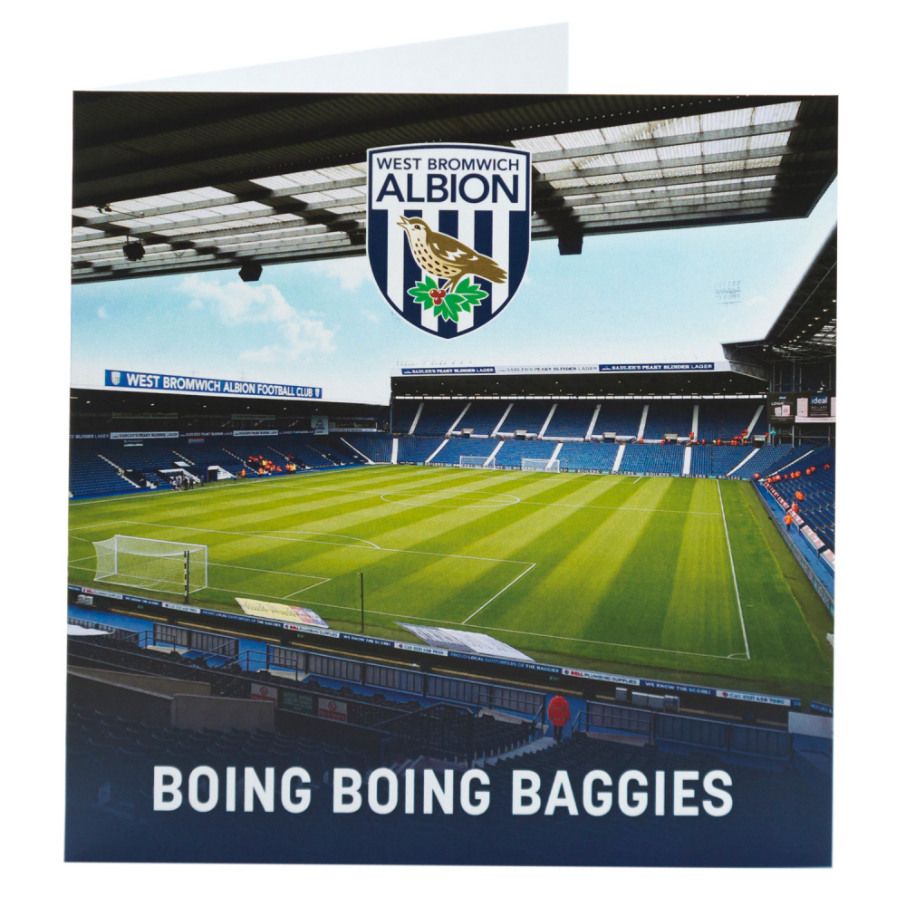 WBA Boing Boing Baggies Stadium Card