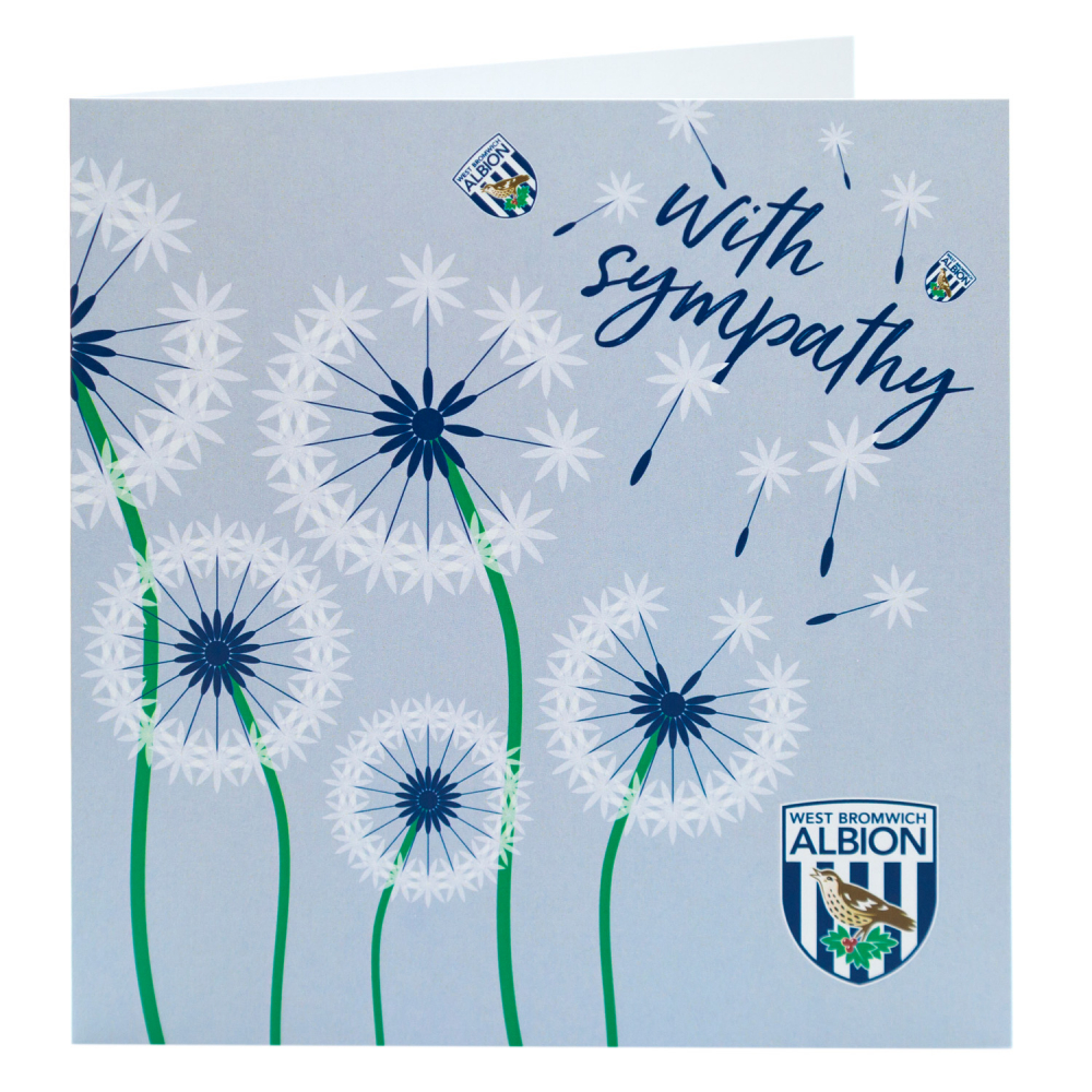 WBA Dandelion Sympathy Card