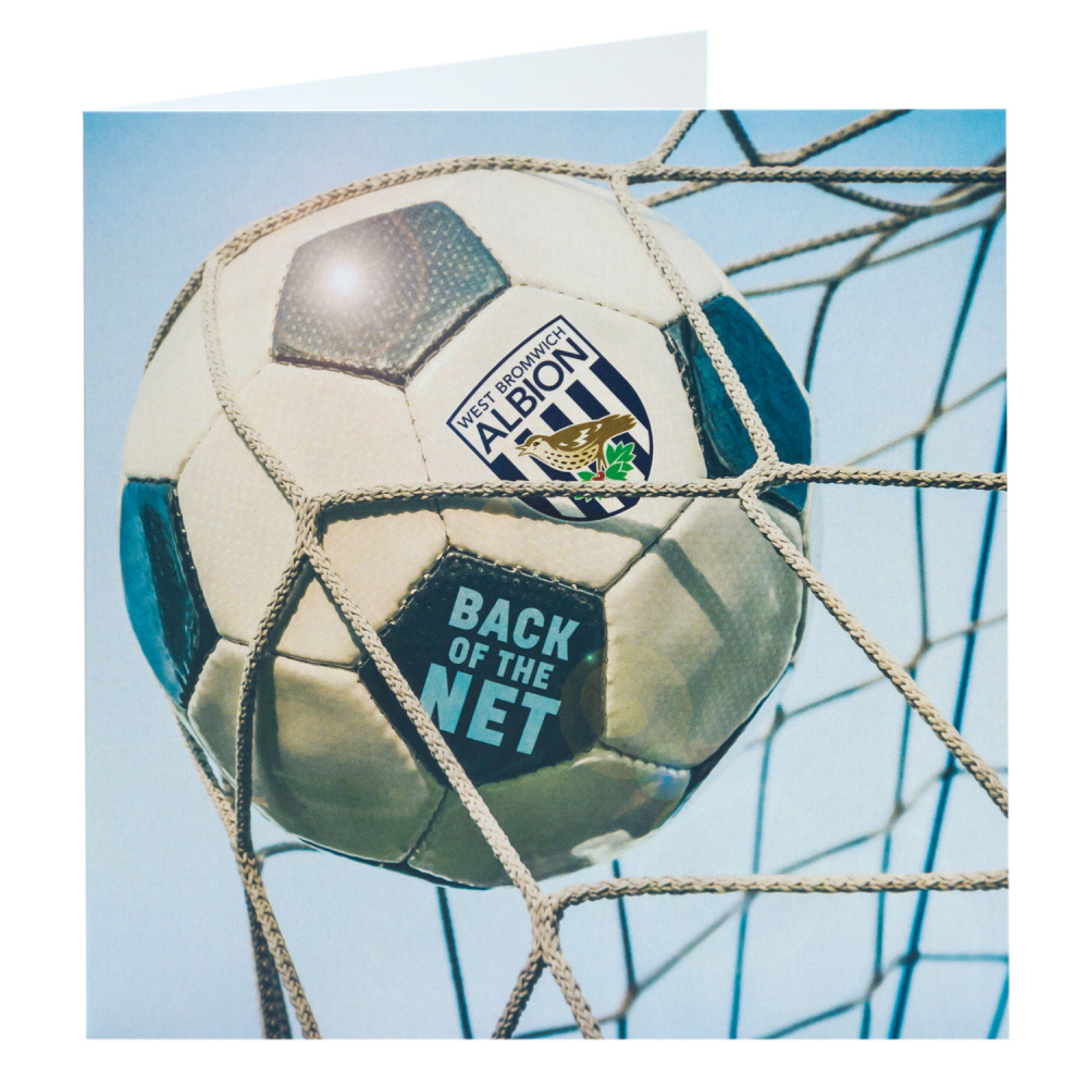 WBA Back of the Net Card