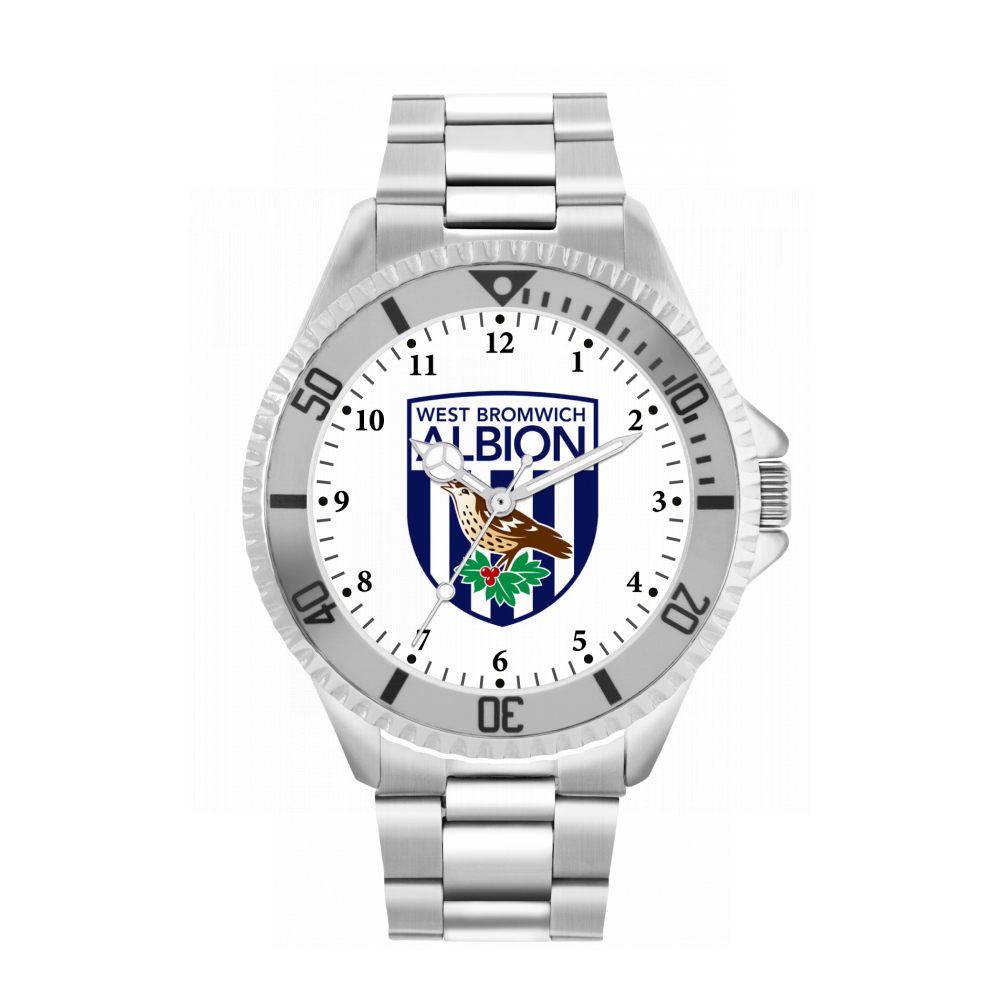 WBA Stainless Steel Bezel Watch