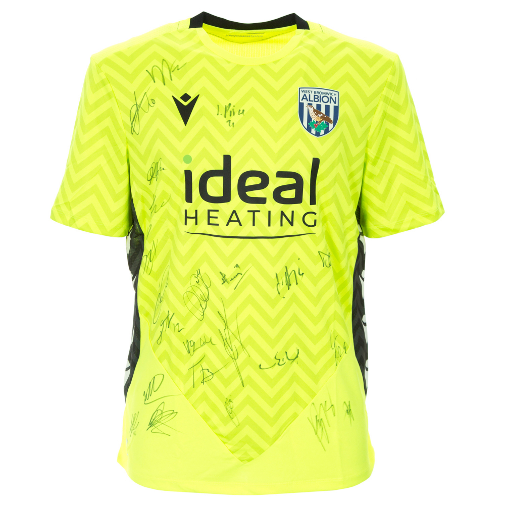 WBA 24/25 Squad Signed Home GK Shirt