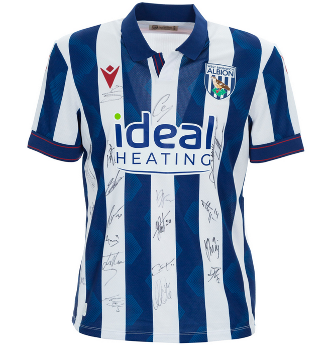 WBA 24/25 Signed Squad Home Shirt