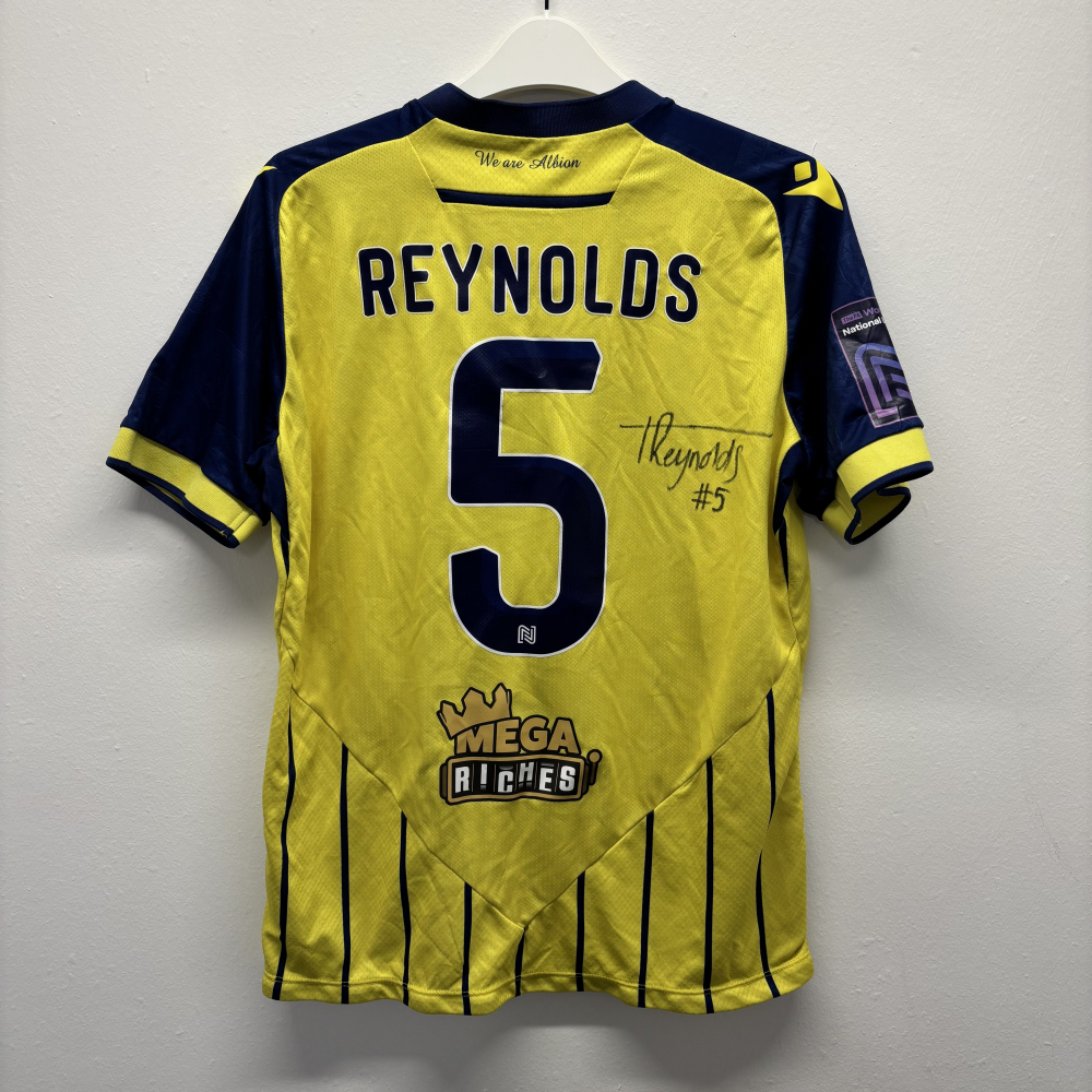 WBA 24/25 Match Worn & Signed Reynolds Away Shirt
