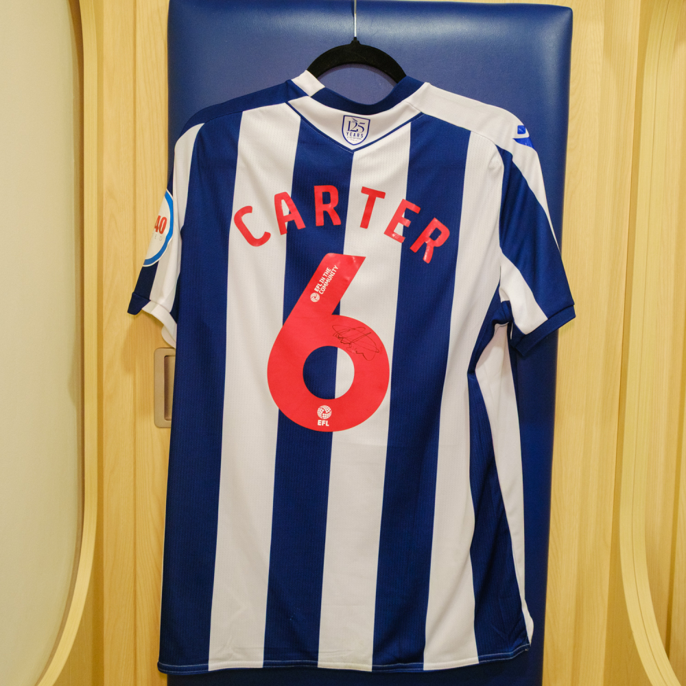 WBA 25/26 Match Worn Home Shirt by Carter