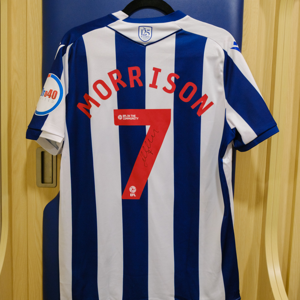 WBA 25/26 Match Worn Home Shirt by Morrison