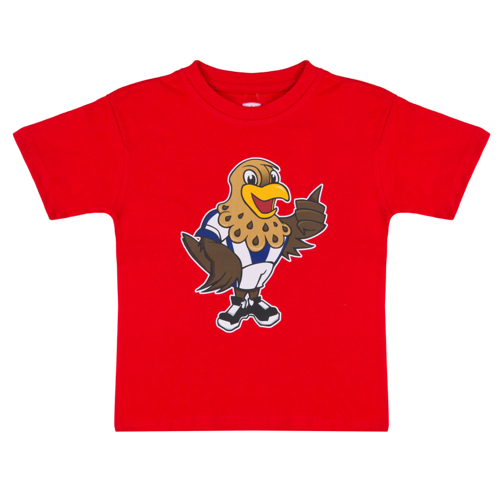 Toddler Mascot Print Red T Shirt