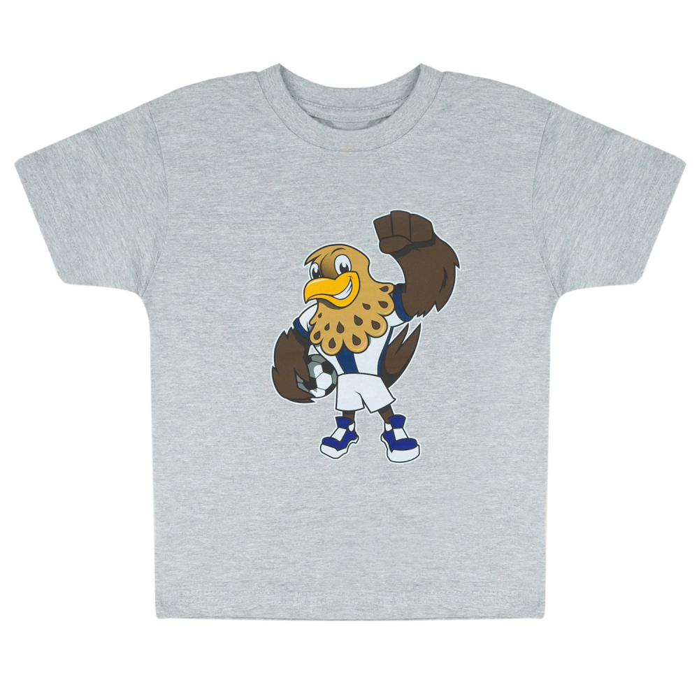 Toddler Mascot Print Grey T Shirt