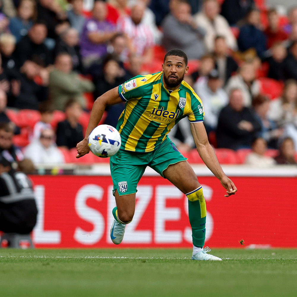 WBA 25/26 Match Worn Away Shirt by George Campbell