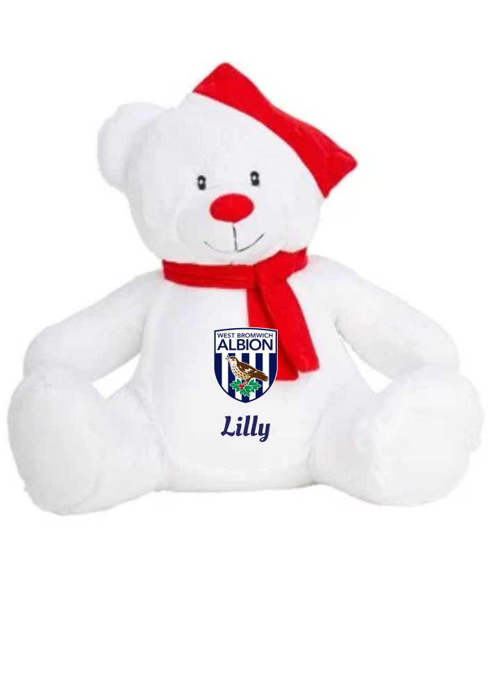 WBA Personalised Christmas Bear