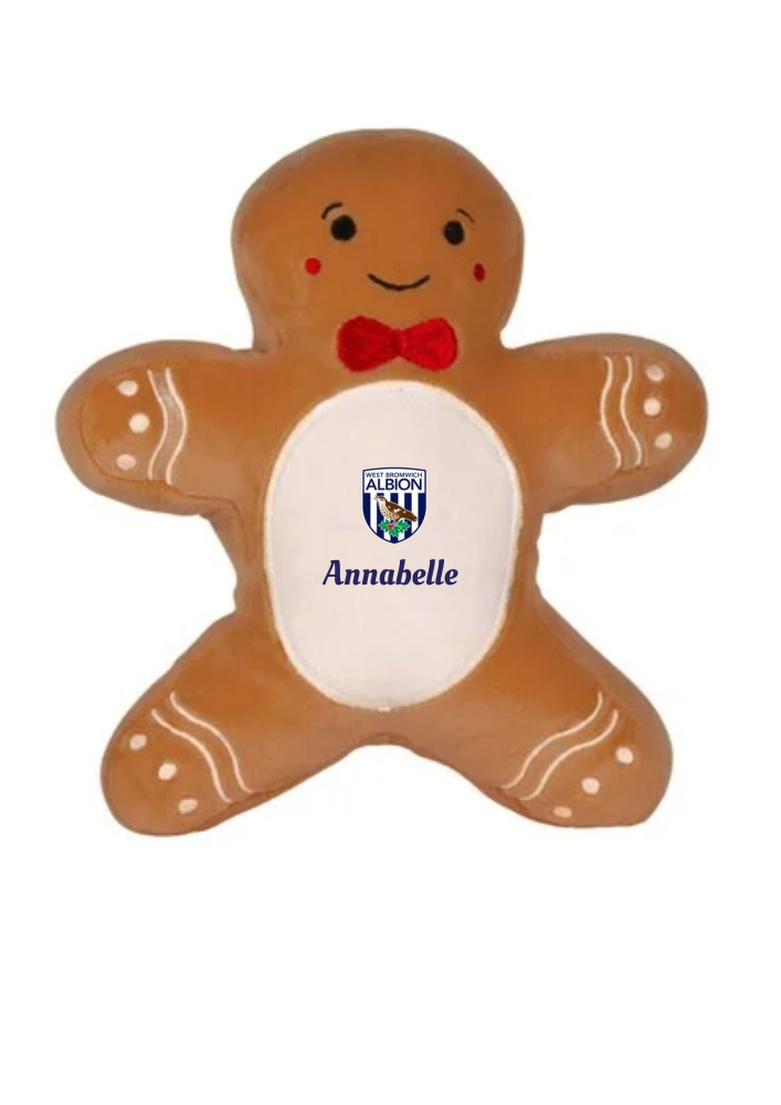 WBA Personalised Christmas Gingerbread