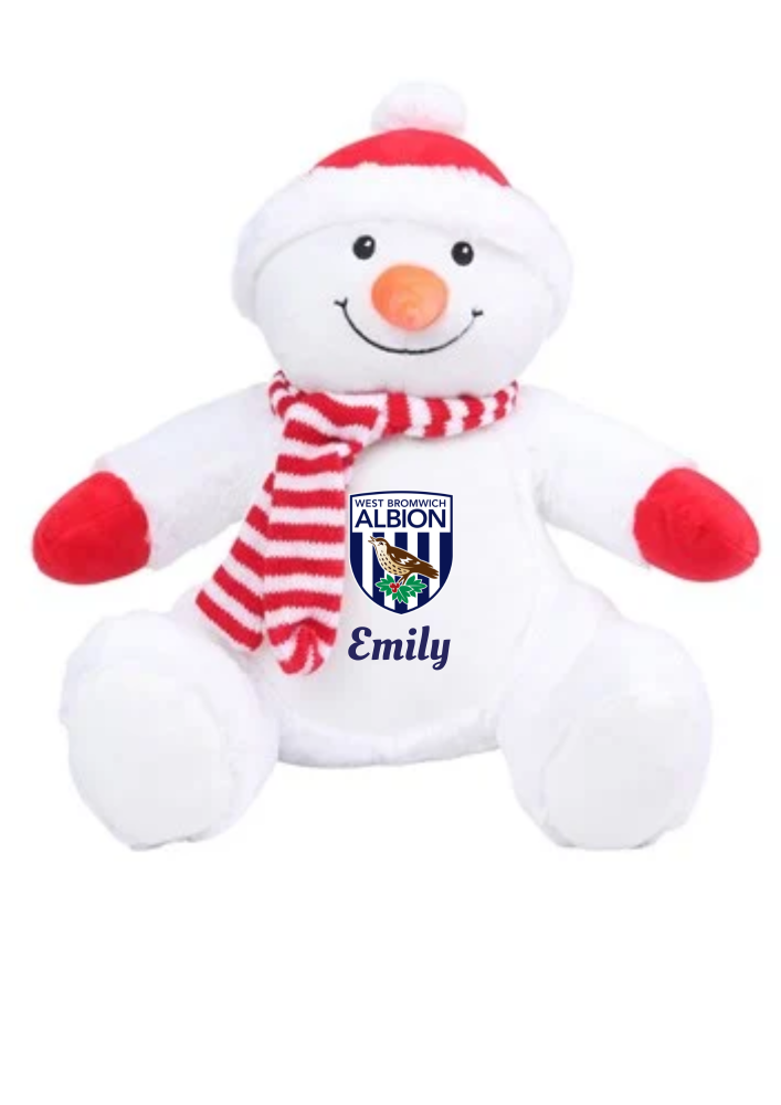 WBA Personalised Christmas Snowman