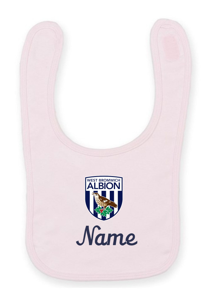 WBA Personalised Crest Bib - Pink 