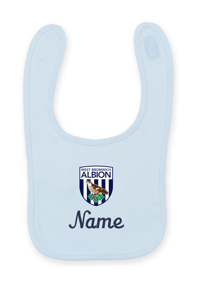 WBA Personalised Crest Bib - Light Blue 